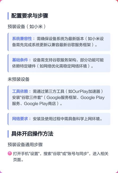 谷歌基础服务配置与开启指南